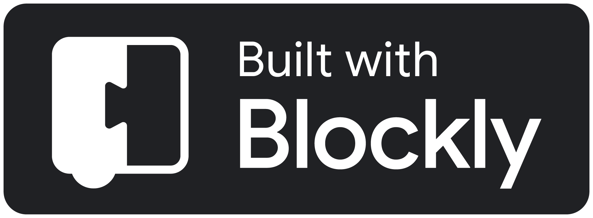 Built on Blockly black